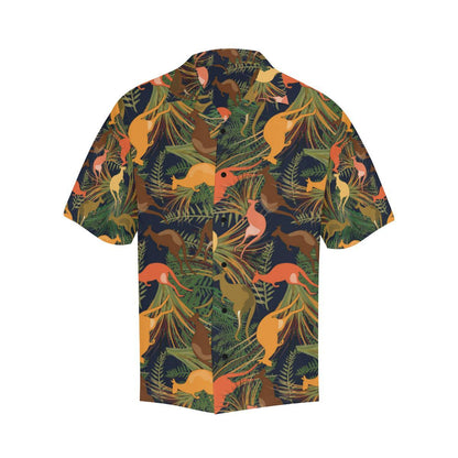 Kangaroos Pattern Print Design Hawaiian Shirt