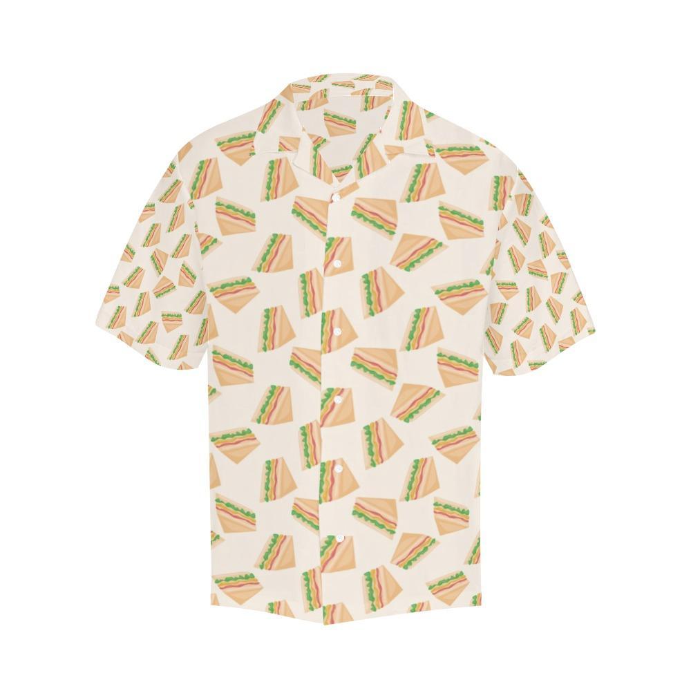 Sandwich Print Design Hawaiian Shirt