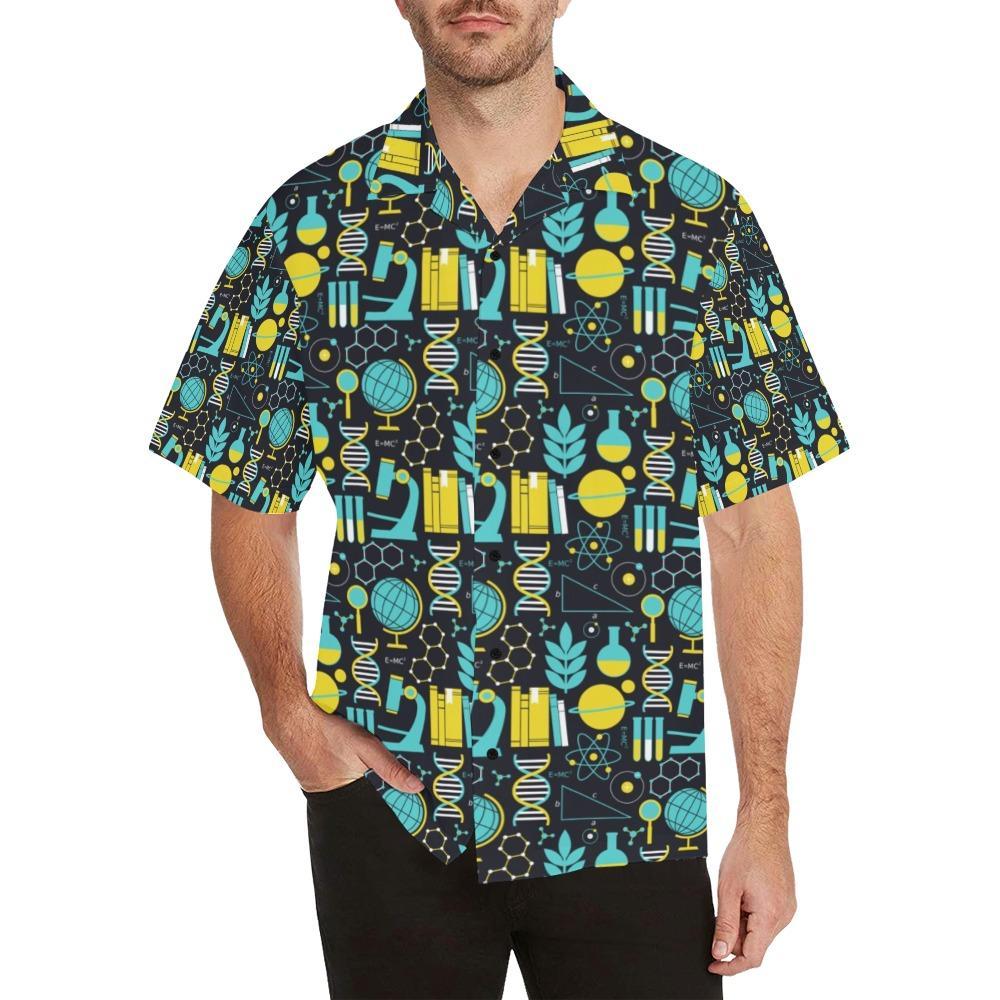 Science Print Design Hawaiian Shirt