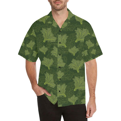 Kale Pattern Print Design Hawaiian Shirt