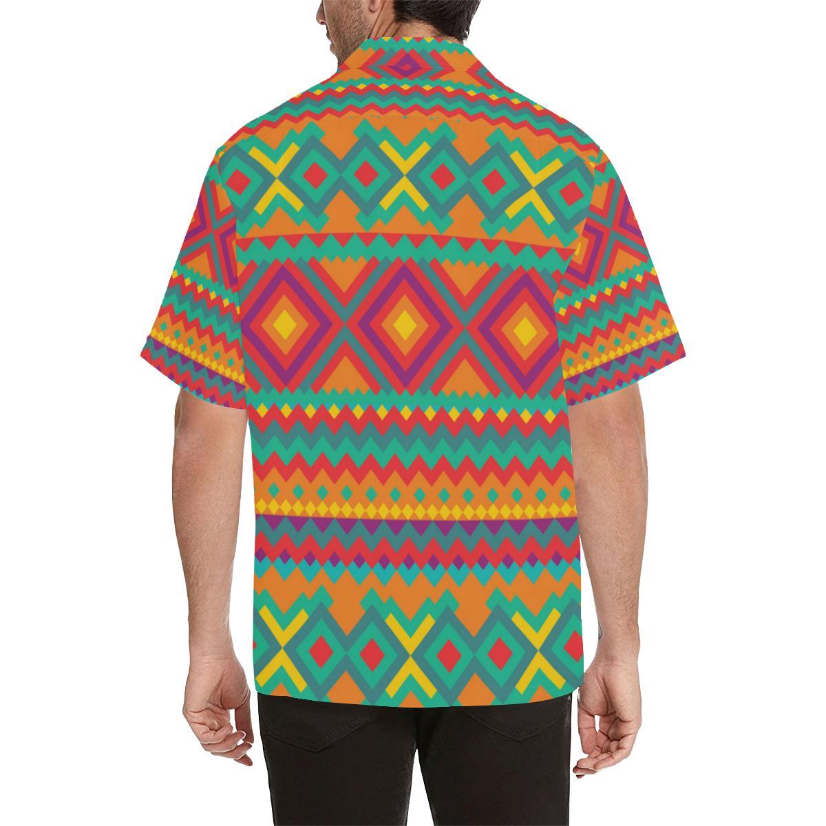 Mexican Pattern Print Design Hawaiian Shirt