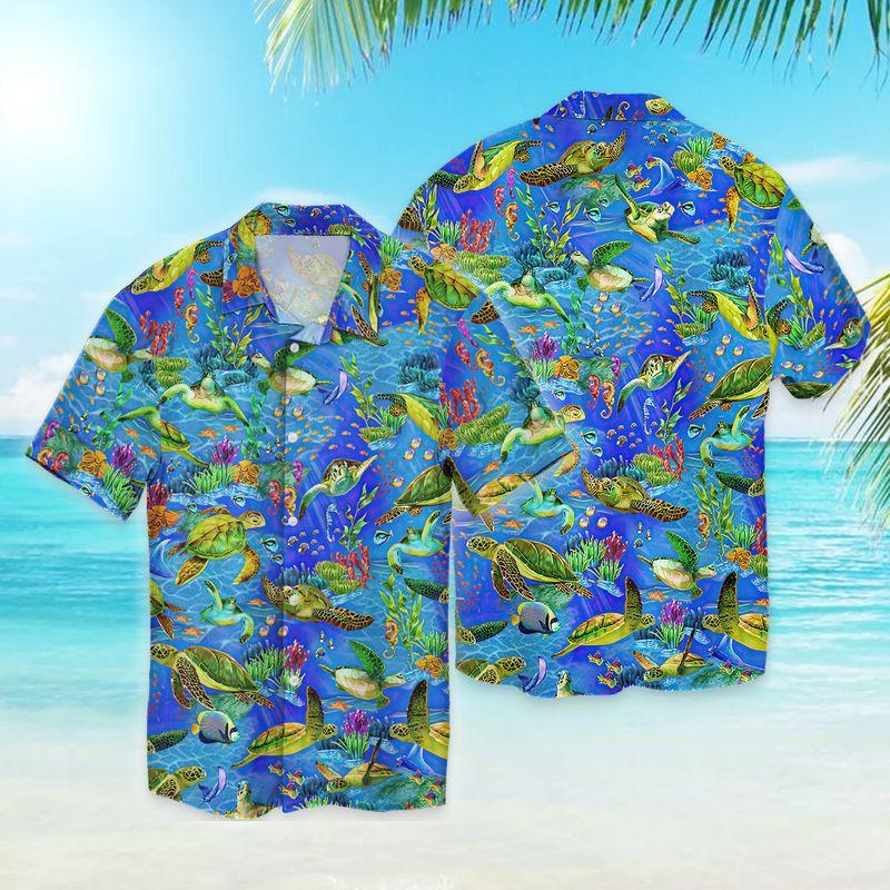 Turtle Hawaiian Shirt | For Men &amp;amp; Women | Adult | Hw7776