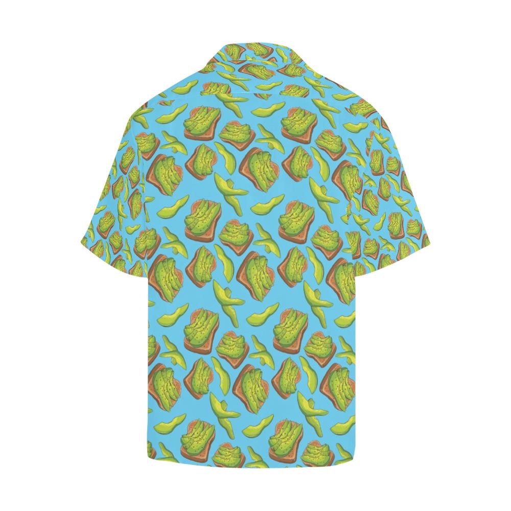 Sandwich Avocado Print Design Hawaiian Shirt