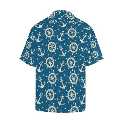 Anchor Pattern Print Design Hawaiian Shirt