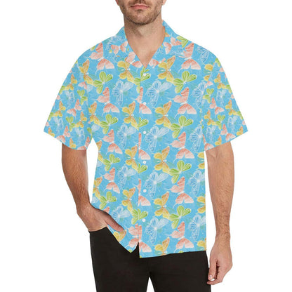 Butterfly Pattern Print Design Hawaiian Shirt