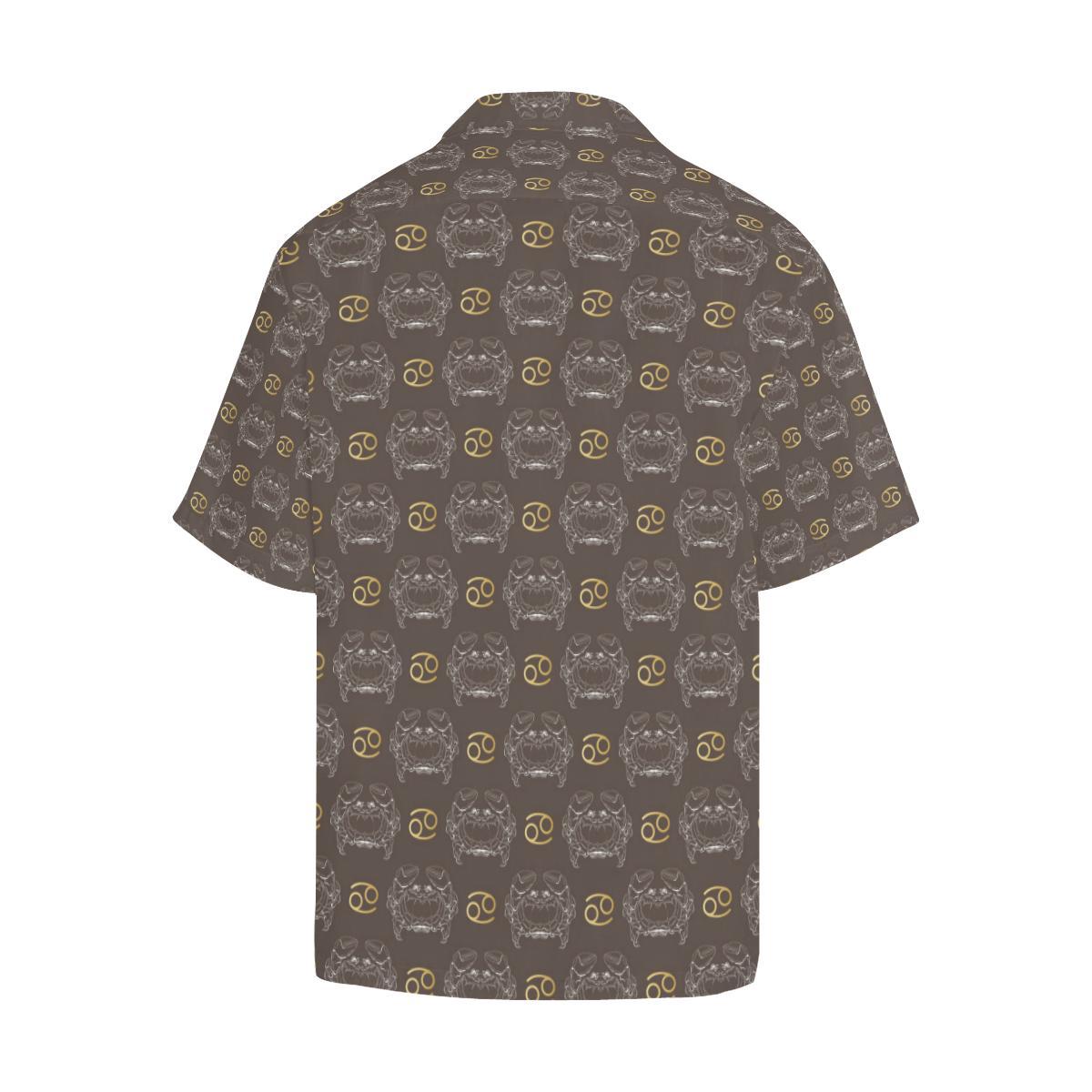 Cancer Zodiac Pattern Print Design Hawaiian Shirt