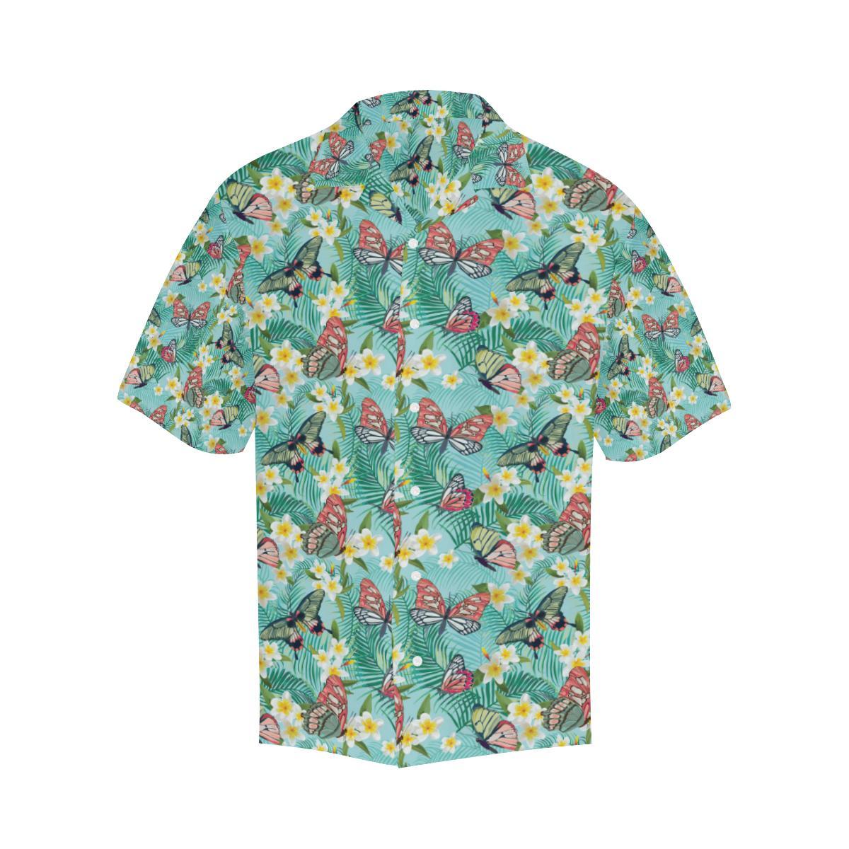 Butterfly Pattern Print Design Hawaiian Shirt