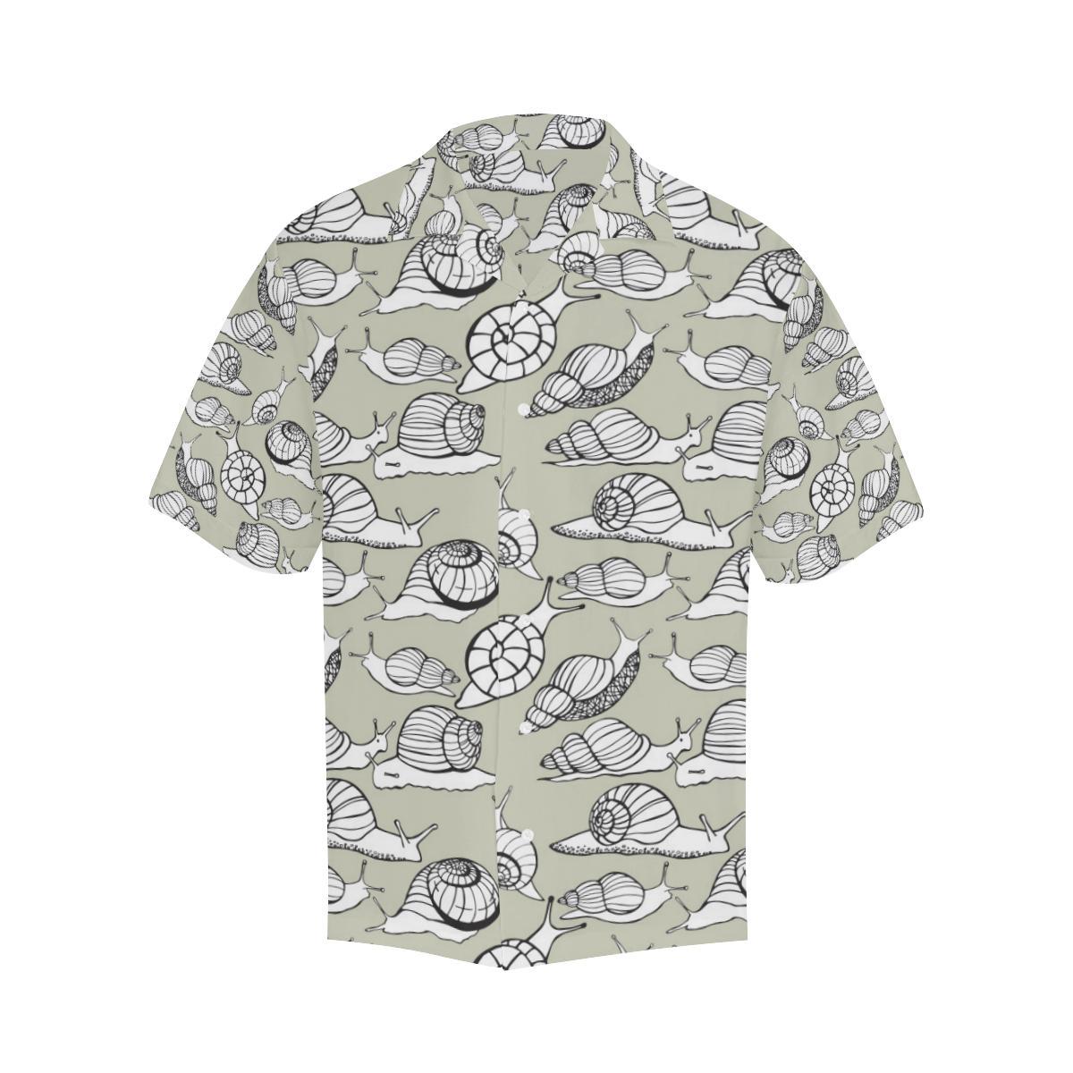 Snail Pattern Print Design Hawaiian Shirt