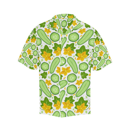 Cucumber Pattern Mens All Over Print Hawaiian Shirt