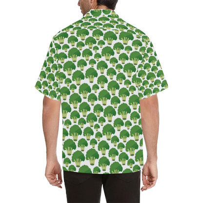 Broccoli Pattern Background Mens All Over Print Hawaiian Shirt