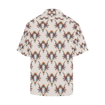 Buffalo Head Pattern Print Design Hawaiian Shirt