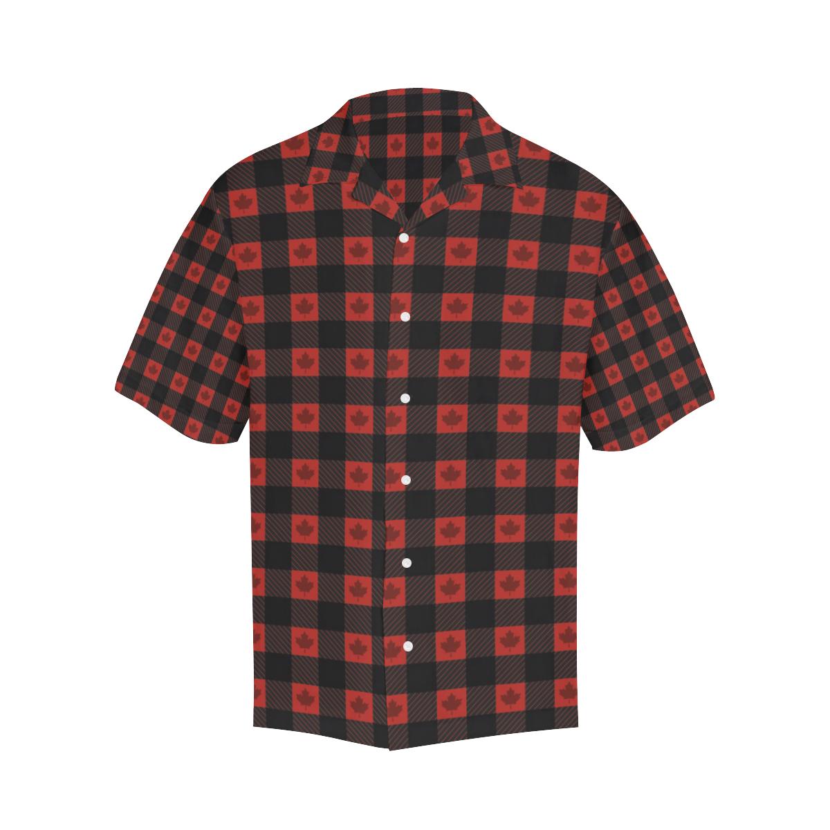 Canada Pattern Print Design 01 Mens All Over Hawaiian Shirt