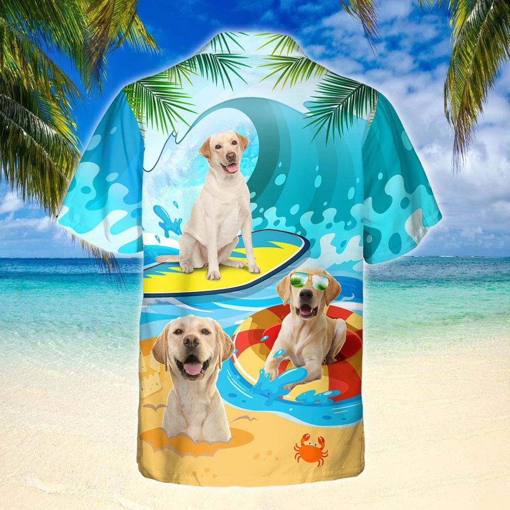 Yellow Labrador Retriever Hawaiian Shirt