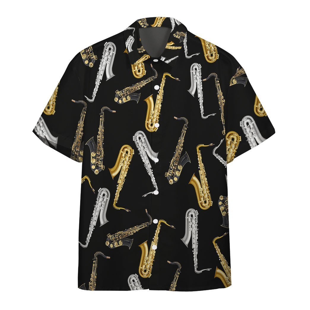 Amazing Saxophone 3D All Over Printed Hawaiian Shirt | Unique Beach