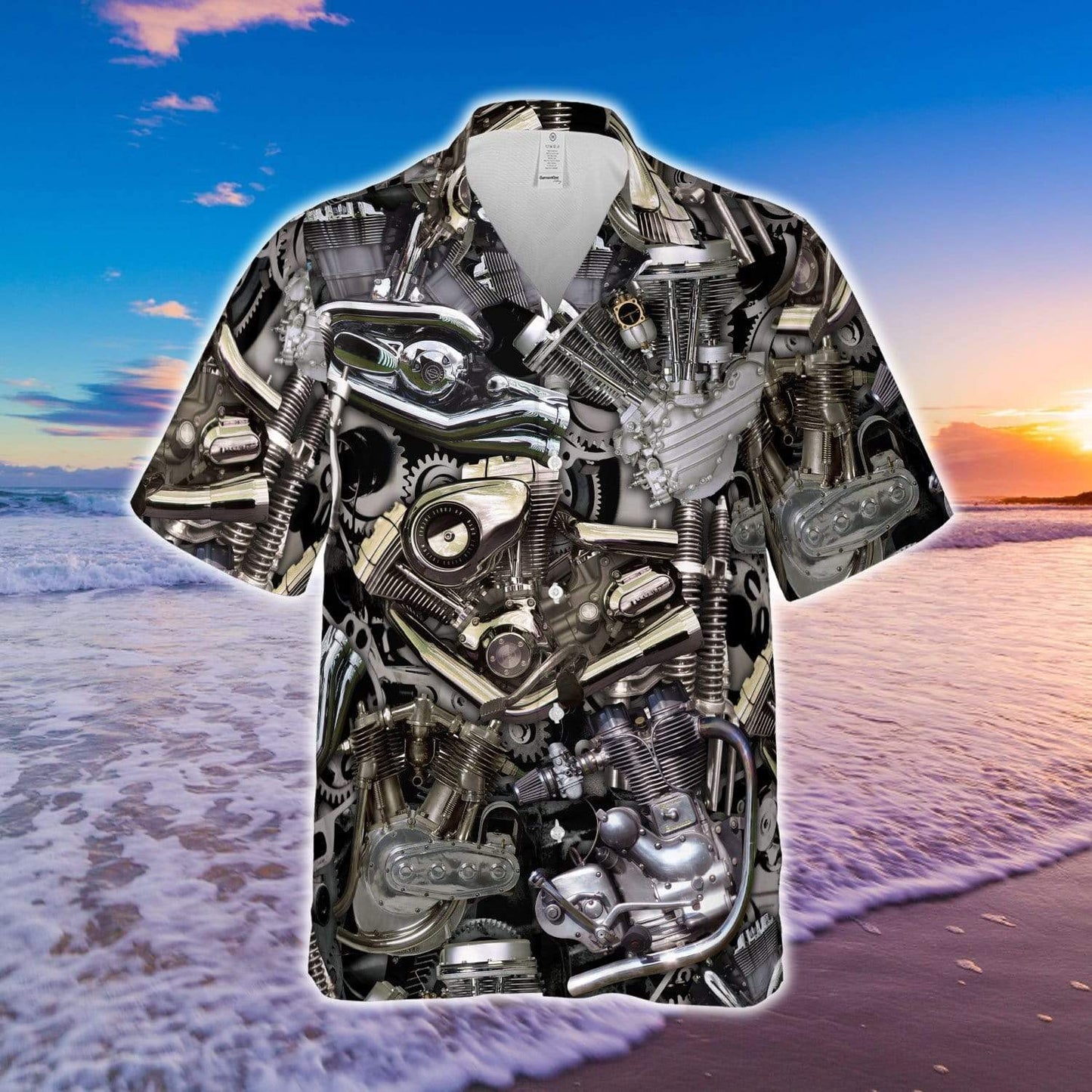 Passion for Motorcycle Mechanic Unisex Hawaiian Aloha Shirts #H