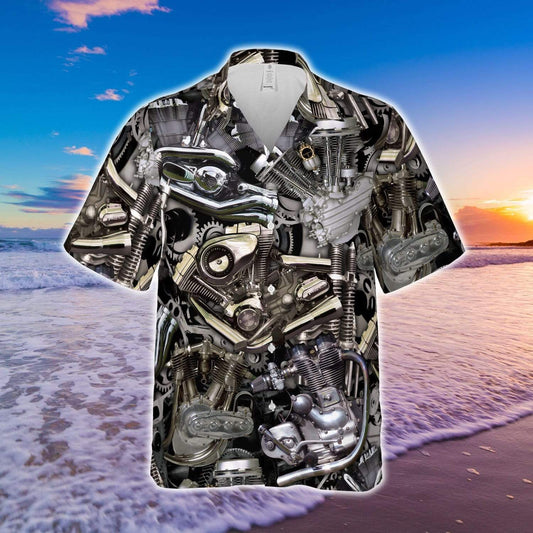 Passion for Motorcycle Mechanic Unisex Hawaiian Aloha Shirts #H