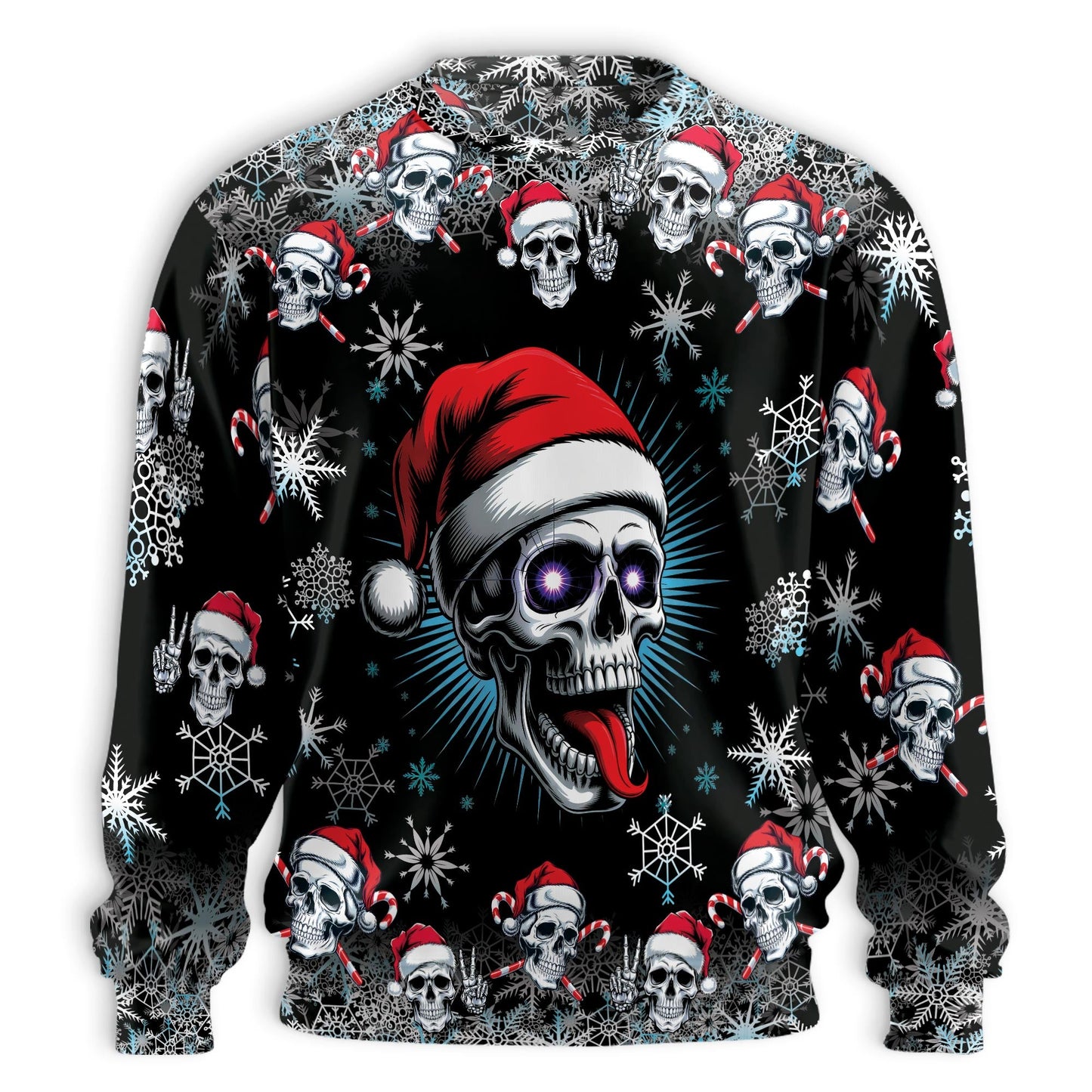 Christmas Santa Skull Sweatshirt – Christmas 3D All Over Print Design