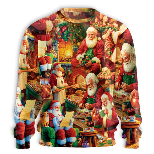 Christmas Santa Clause Sweatshirt – Christmas 3D All Over Print Design