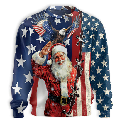 Christmas Santa Clause Sweatshirt – Christmas 3D All Over Print Design