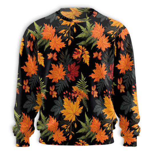 Vintage Autumn Maple Leaves Sweatshirt – Vintage 3D All Over Print Design