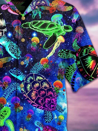 Apayprint- Turtle 3D All Over Printed Hawaiian Shirt | Unique Beach