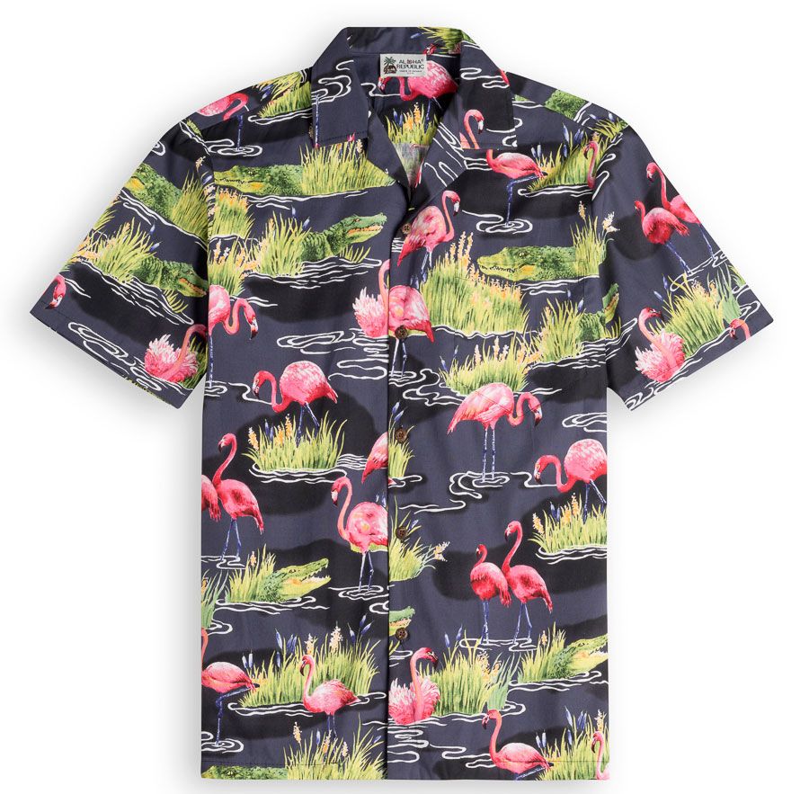 Flamingo Night Multicolor Unique Design Hawaiian Shirt Dhc18062334