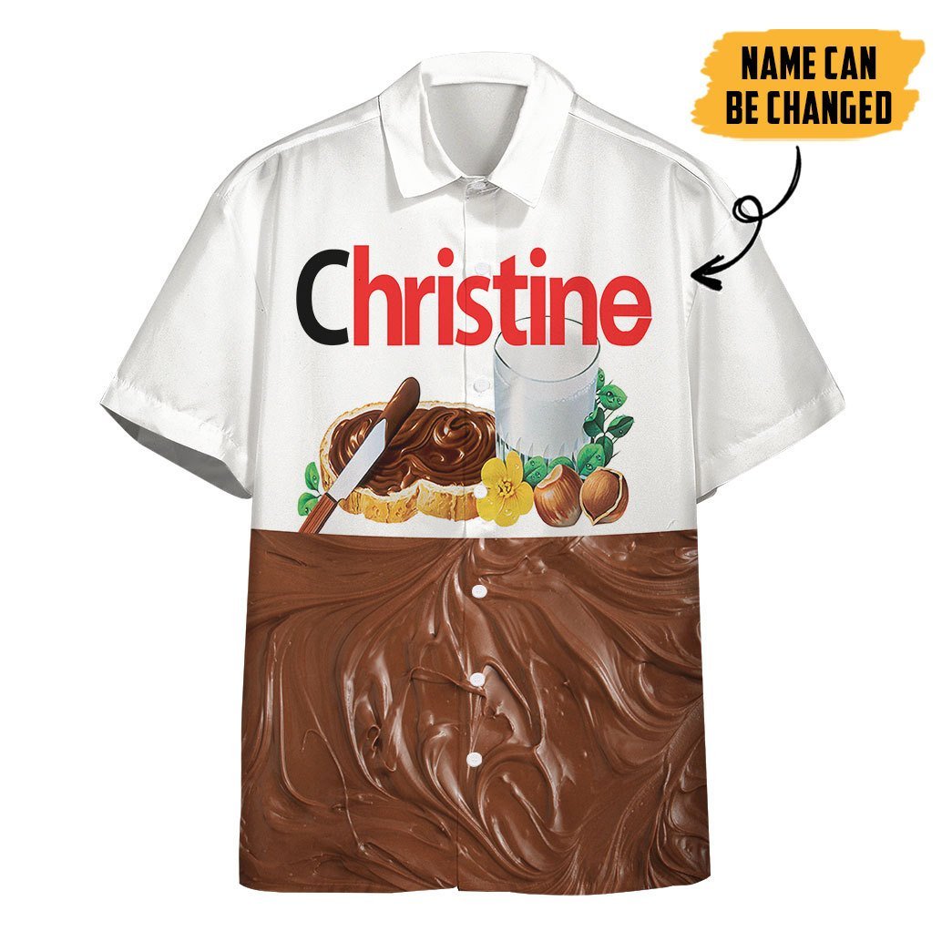  3D Nutella Custom Hawaii Shirt