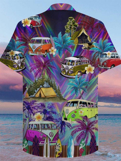 Hippie Van Bus Hawaiian Shirt | For Men & Women | Adult | HW2374