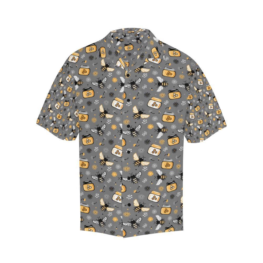Honey Bee Print Design Hawaiian Shirt