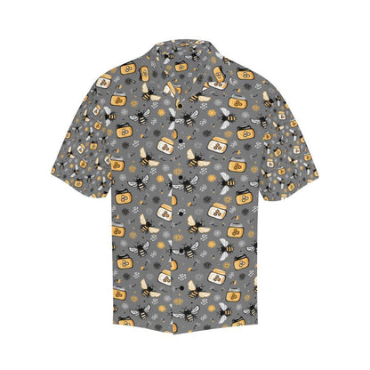 Honey Bee Print Design Hawaiian Shirt