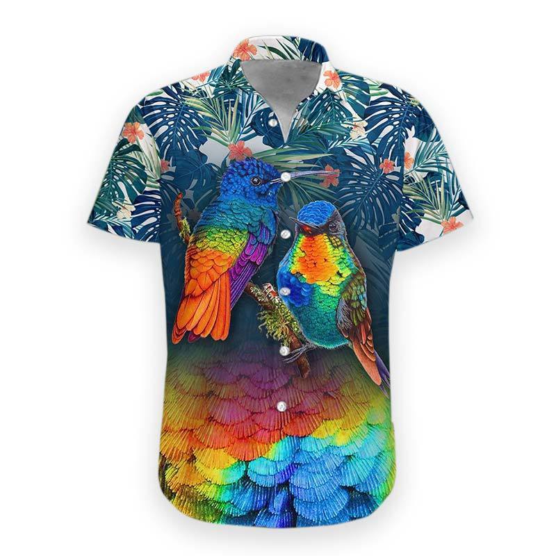  3D Hummingbird Hawaii Shirt