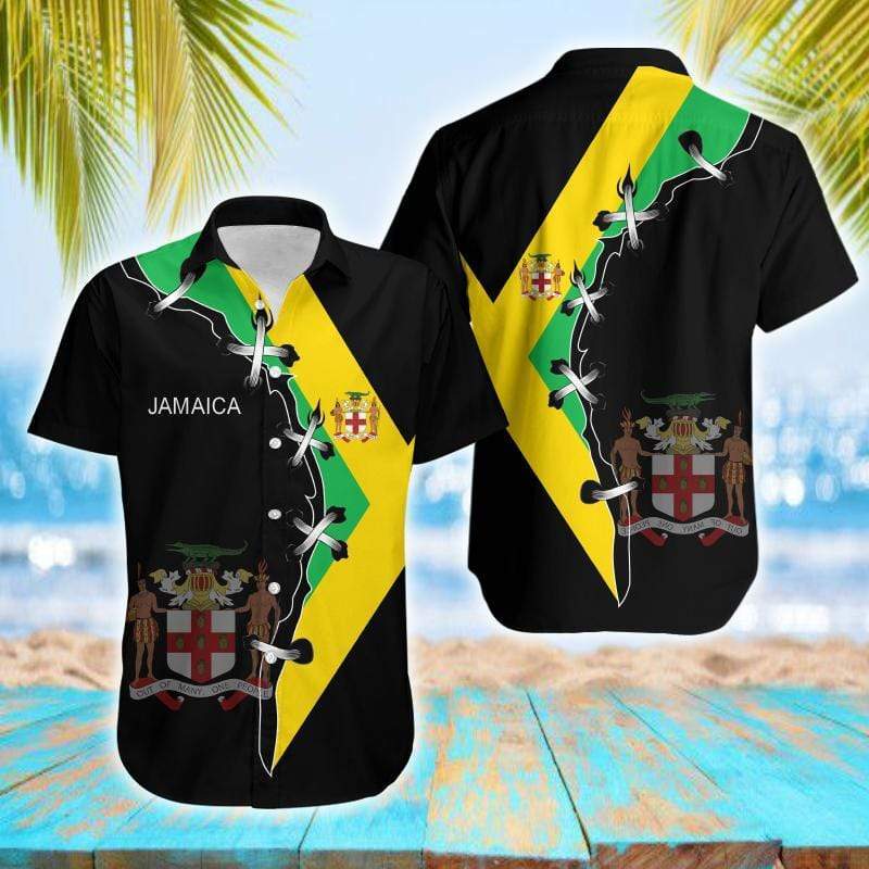 Hawaiian Aloha Shirts Jamaica #270421V