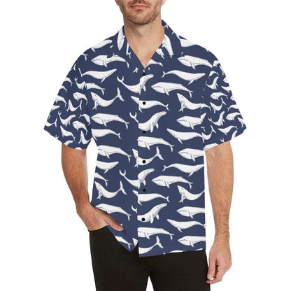 Whale Print Design Hawaiian Shirt