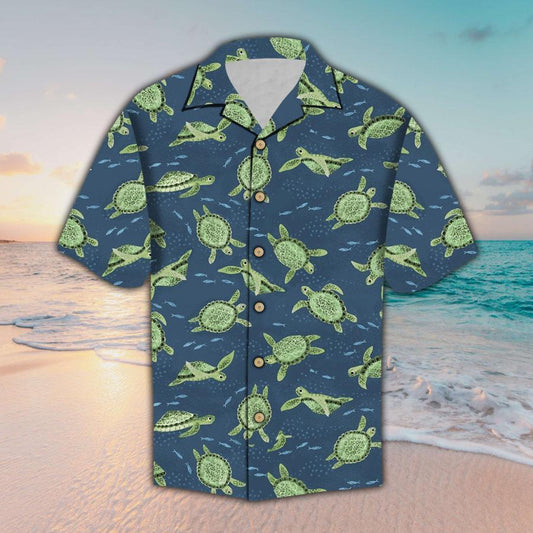 Green Sea Turtle 2 Hawaii Shirt Unique Beach Hawaiian