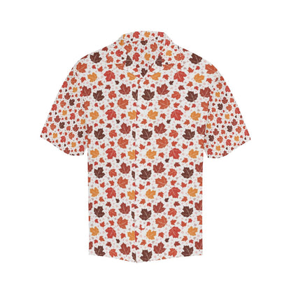 Colorful Maple Leaf Pattern Mens All Over Print Hawaiian Shirt