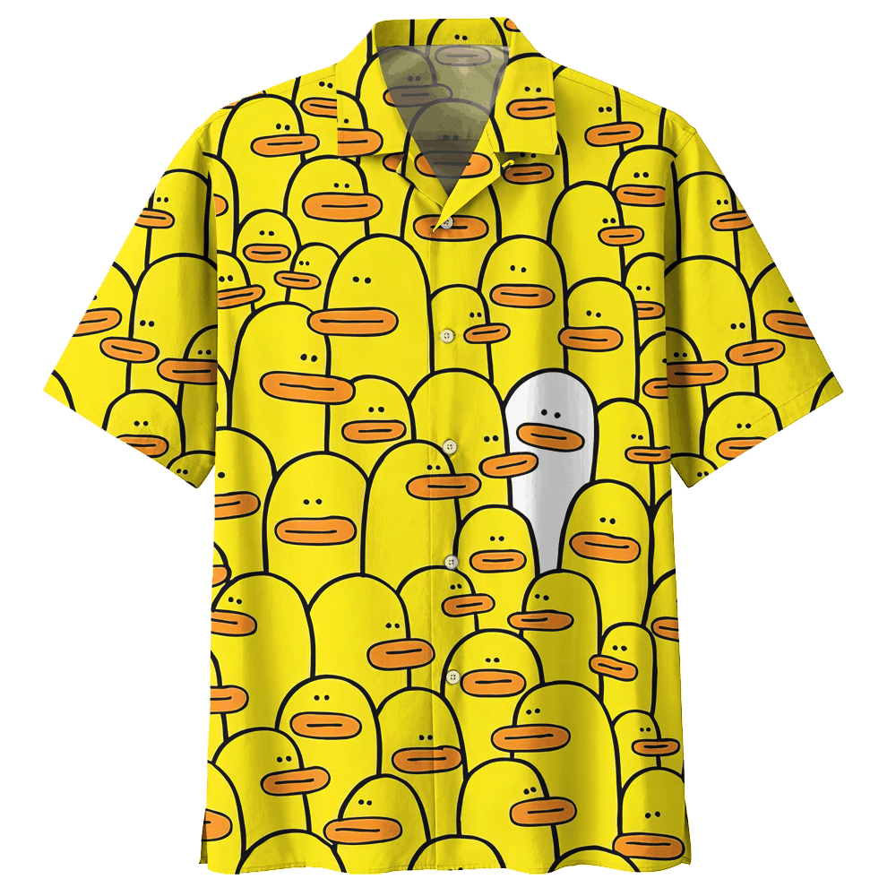 Duck  Yellow High Quality Unisex Hawaiian Shirt For Men And Women Dhc17063667