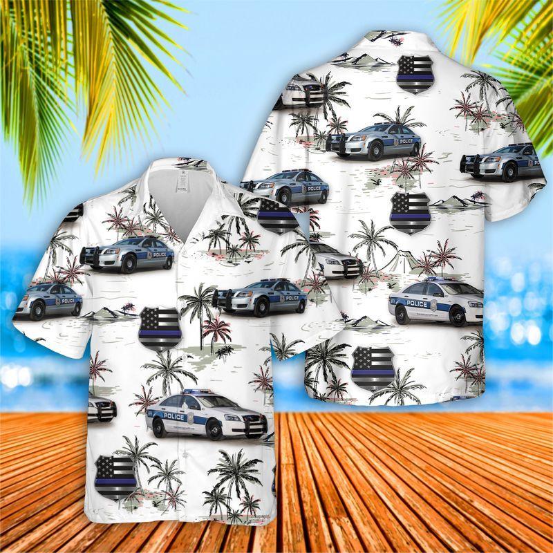 Police Hawaiian Shirt | For Men & Women | Adult | HW9535