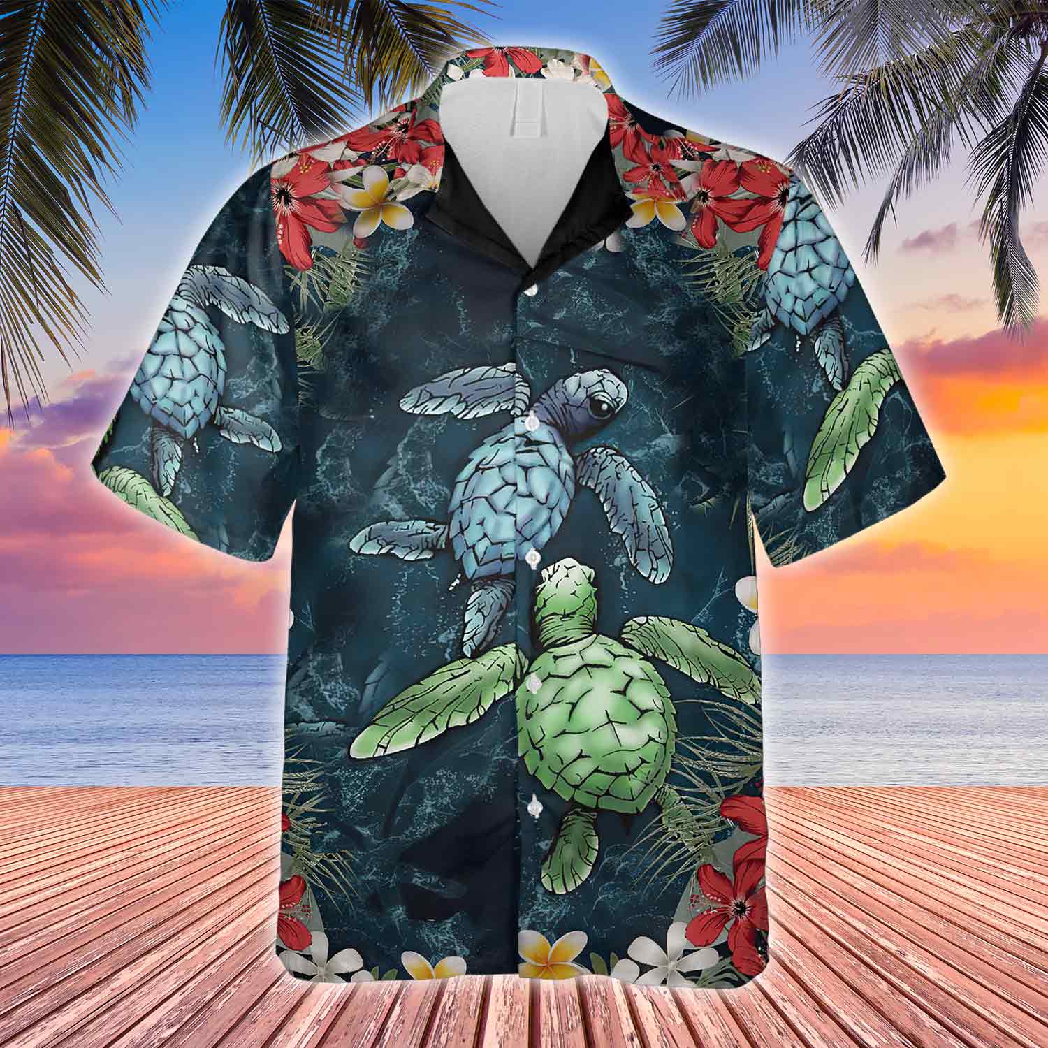 Hawaii Turtle - Turtle Hawaiian Shirt