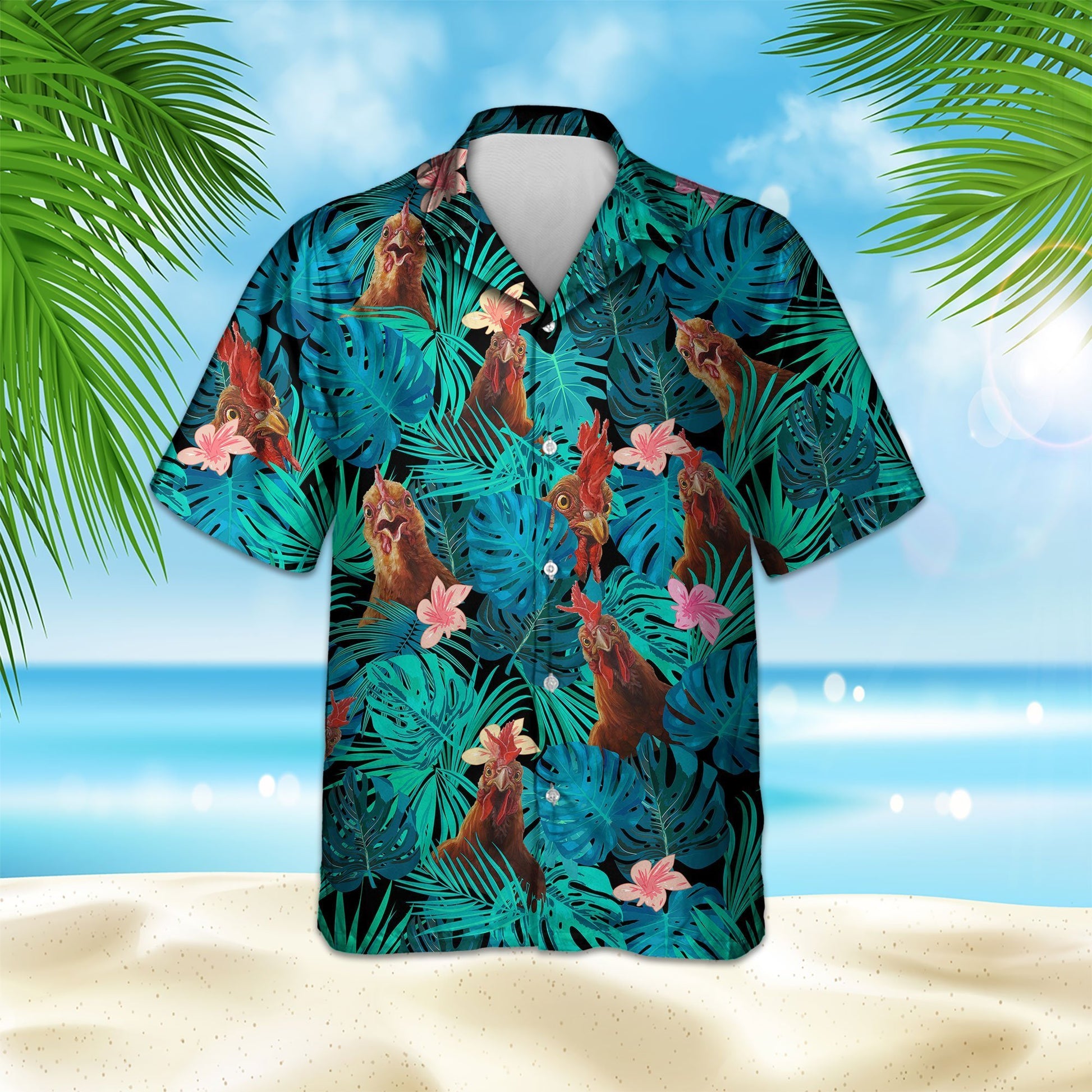 Chickens Hawaiian Shirt | Unique Beach Shirt Hawaiian