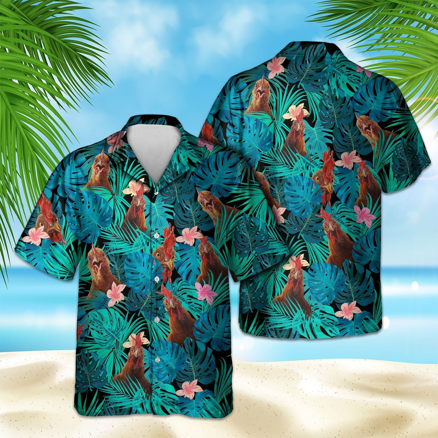 Chickens Hawaiian Shirt | Unique Beach Shirt Hawaiian