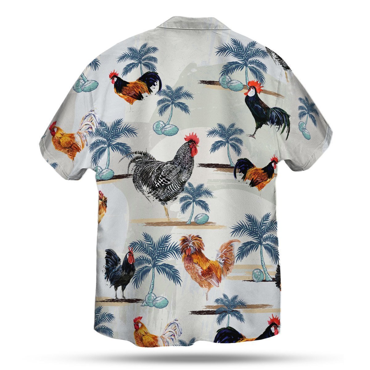 CHICKEN PATTERN HAWAIIAN SHIRT