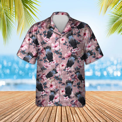 Horse Floral Hawaiian Shirt | Unique Beach Shirt Hawaiian