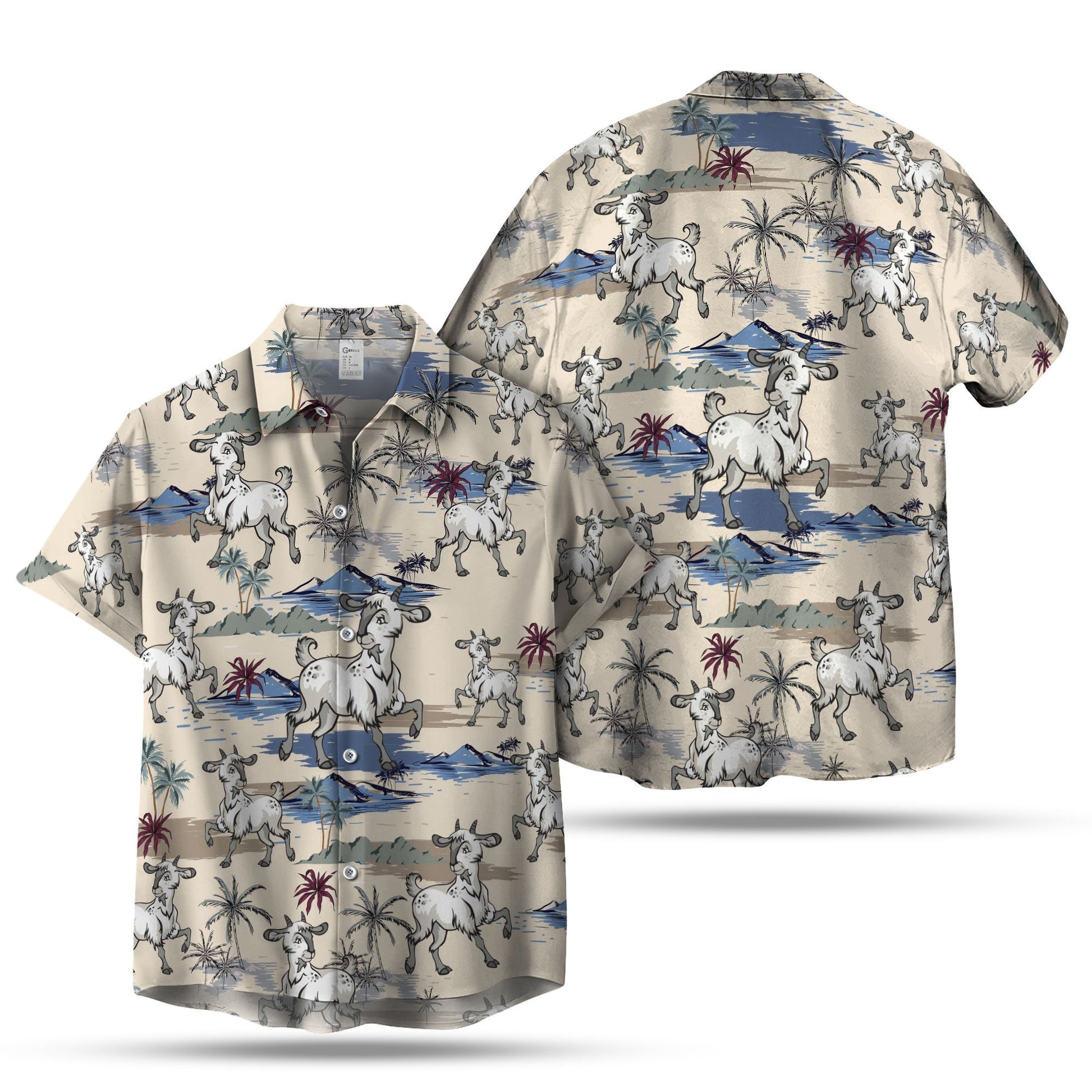 Goat Island Hawaiian Shirt | Unique Beach Shirt Hawaiian