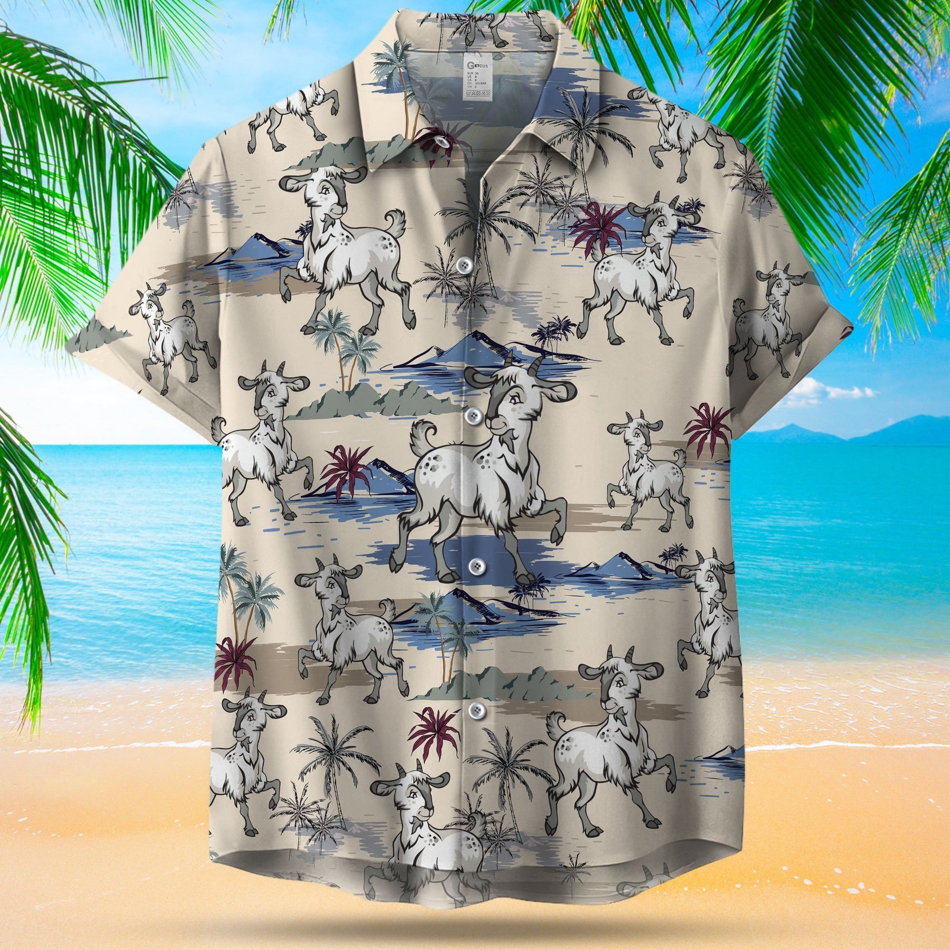 Goat Island Hawaiian Shirt | Unique Beach Shirt Hawaiian