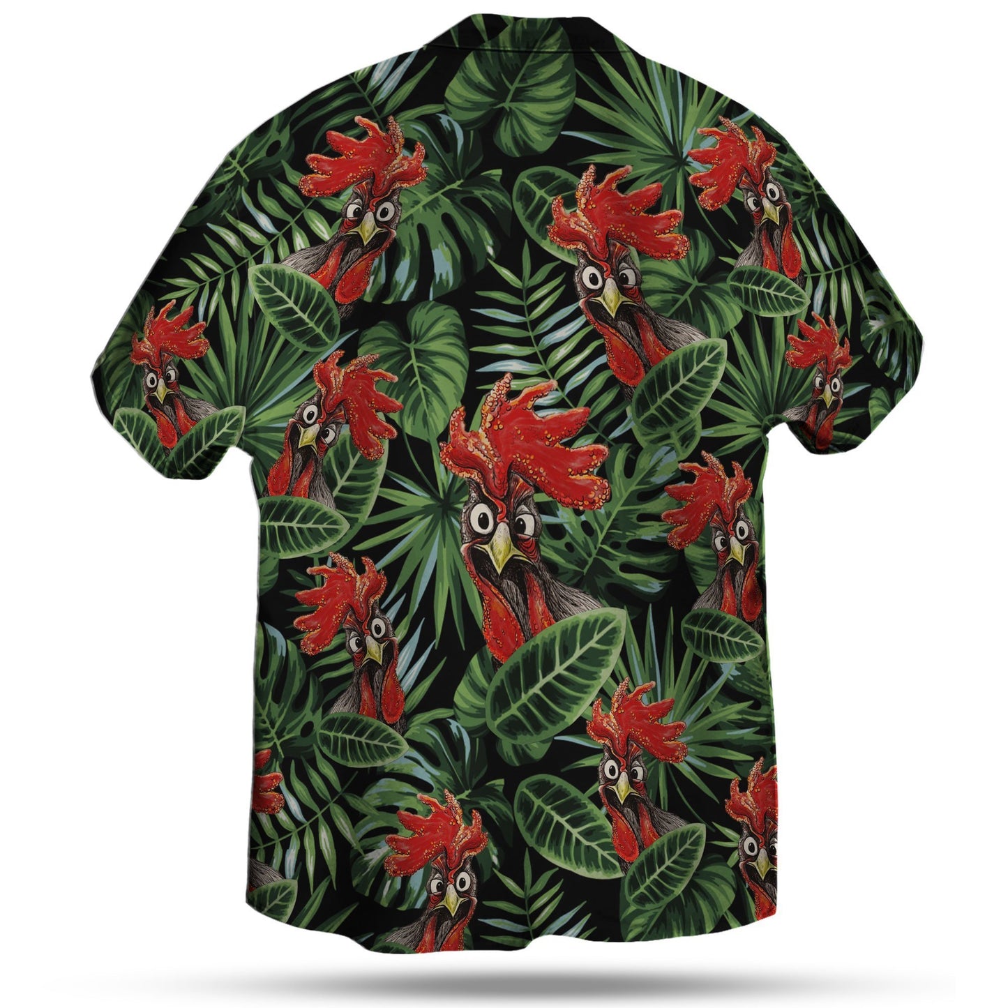 CHICKEN SEAMLESS PATTERN HAWAIIAN SHIRT