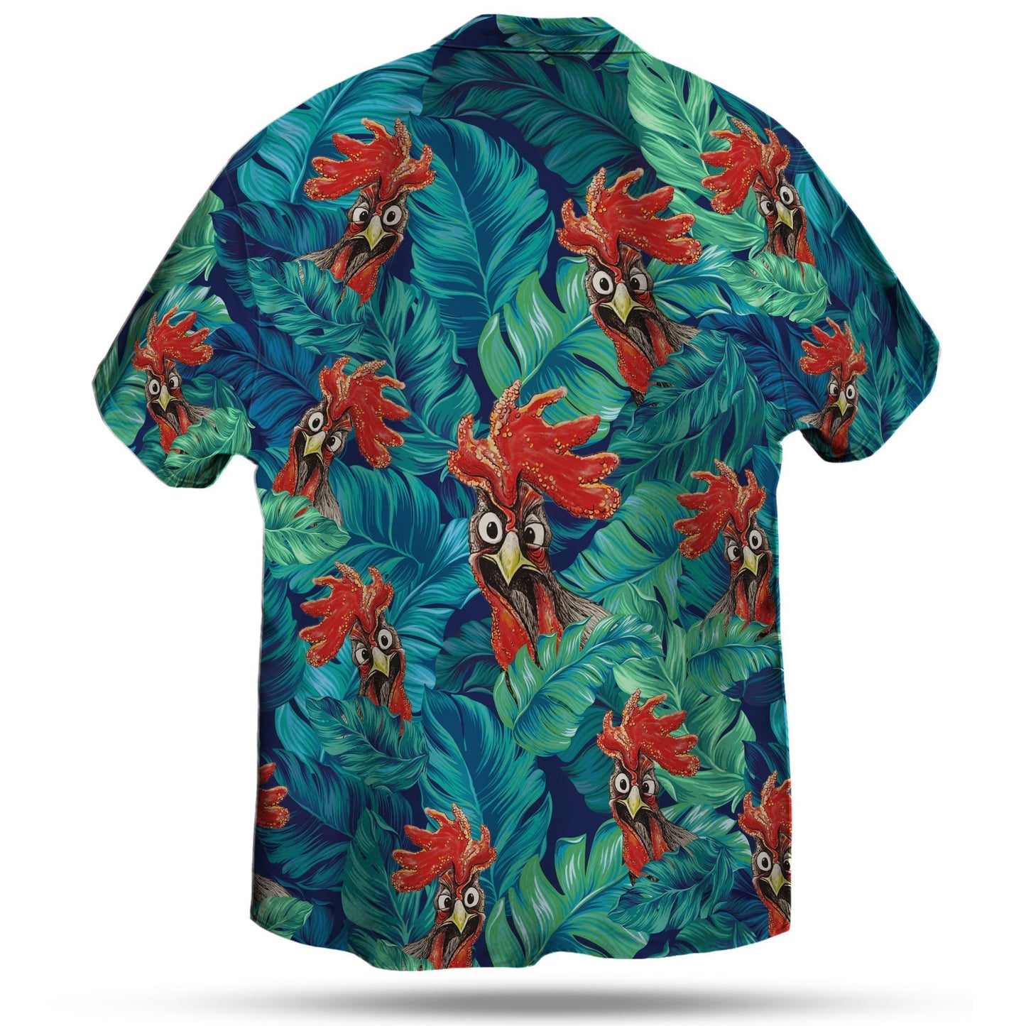 CHICKEN SEAMLESS PATTERN HAWAIIAN SHIRT