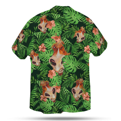 FUNNY HORSE SEAMLESS PATTERN HAWAIIAN SHIRT