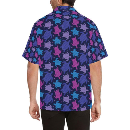 Sea Turtle Print Design Hawaiian Shirt