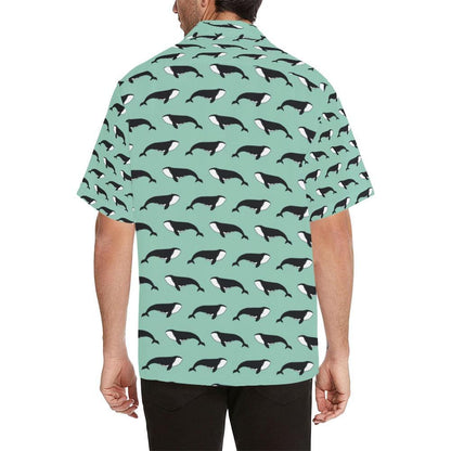 Whale Print Design Hawaiian Shirt