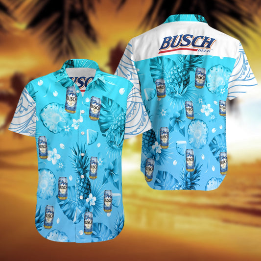 Busch Latte Beer Hawaiian Shirt